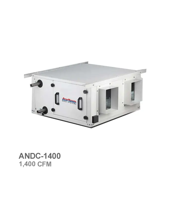 فن‌ کویل کانالی آذرنسیم مدل ANDC-1400 با ظرفیت 1400