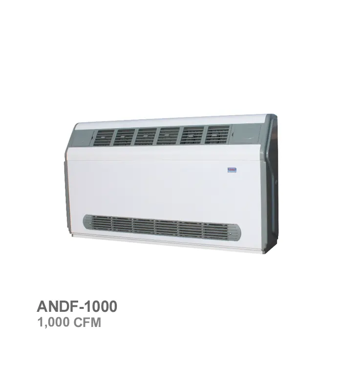 فن‌ کویل سقفی زمینی آذرنسیم مدل ANDF-1000 ظرفیت 1000