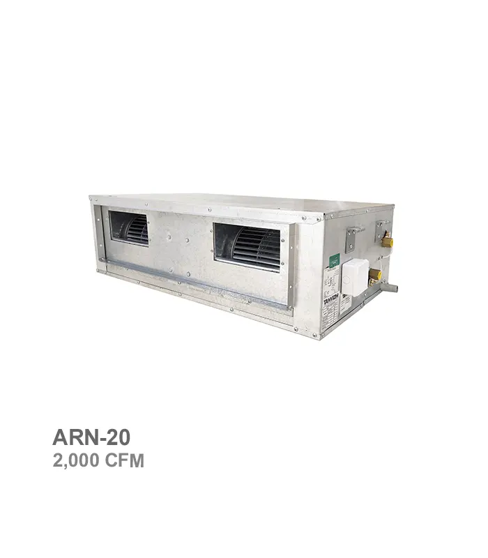 فن‌کویل کانالی باریک ناب تهویه مدل ARN-20 ظرفیت 20000