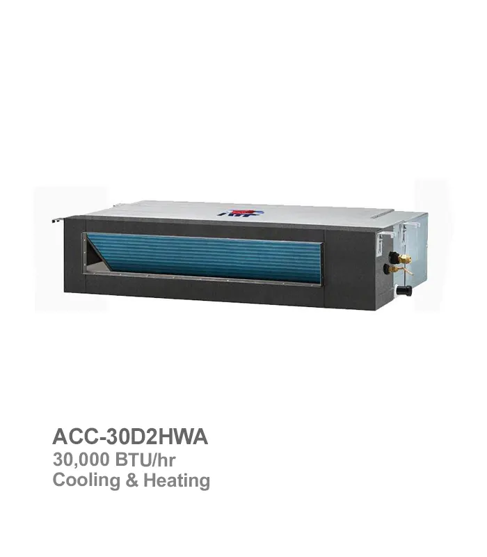 داکت اسپلیت سرد و گرم ATP مدل ACC-30D2HWA ظرفیت 30000