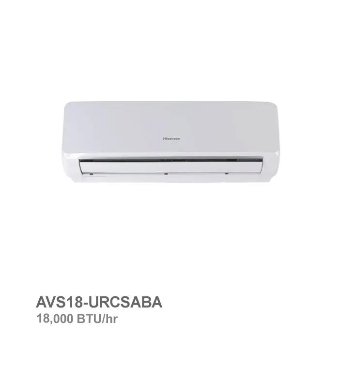 یونیت داخلی دیواری هایسنس مدل AVS18-URCSABA ظرفیت ۱۸۰۰۰