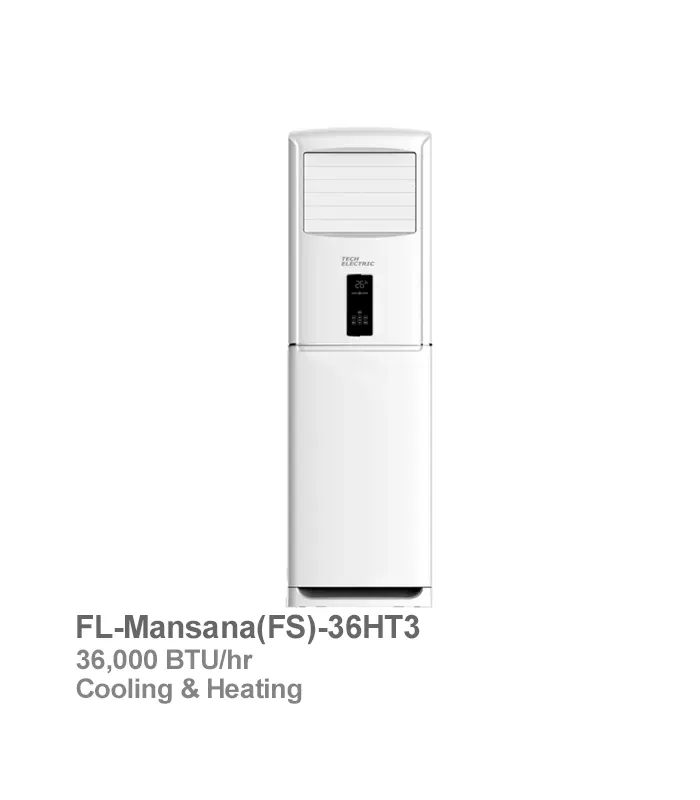 کولر گازی تک الکتریک مدل FL-Mansana 36HT3 ایستاده حاره‌ای ۳۶۰۰۰