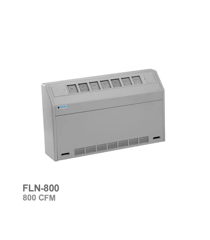 فن‌ کویل زمینی شیب‌دار تهویه مدل FLN-800 با ظرفیت 800