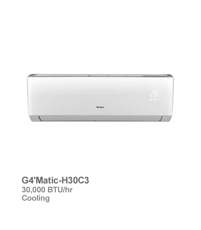 کولر گازی گری مدل G4'Matic-H30C3 ظرفیت 30000 حاره‌ای