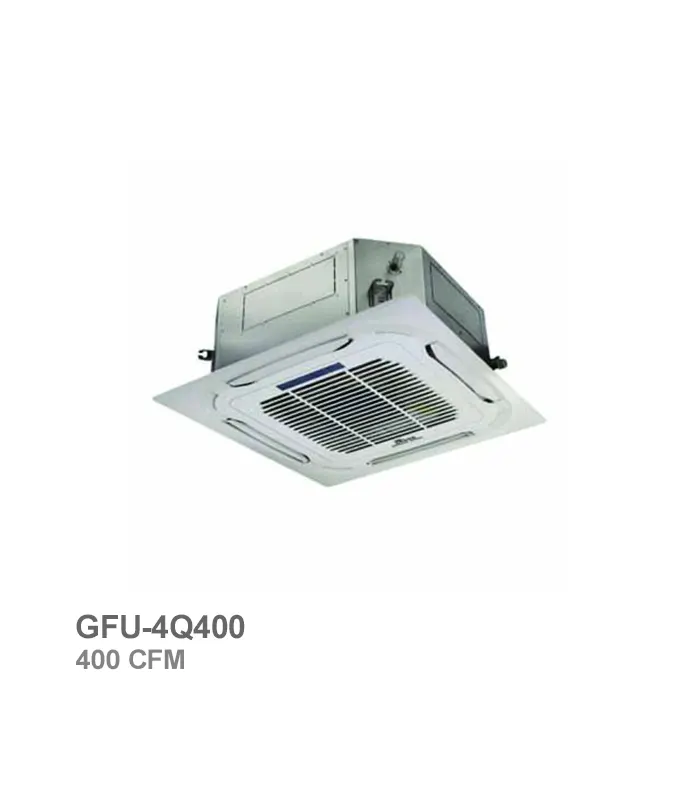 فن کویل کاستی چهار طرفه جی‌پلاس مدل GFU-4Q400 ظرفیت 400
