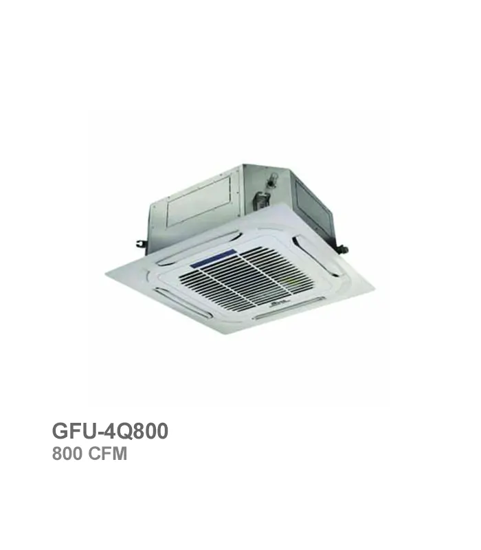 فن کویل کاستی چهار طرفه جی‌پلاس مدل GFU-4Q800 ظرفیت 800