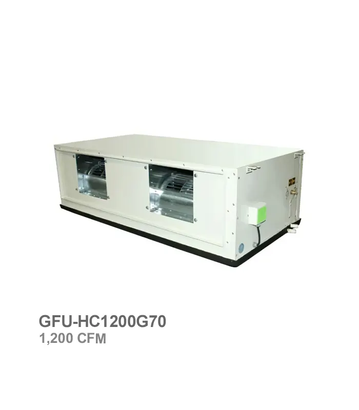 فن کویل کانالی پرفشار جی پلاس مدل GFU-HC1200G70 ظرفیت 1200