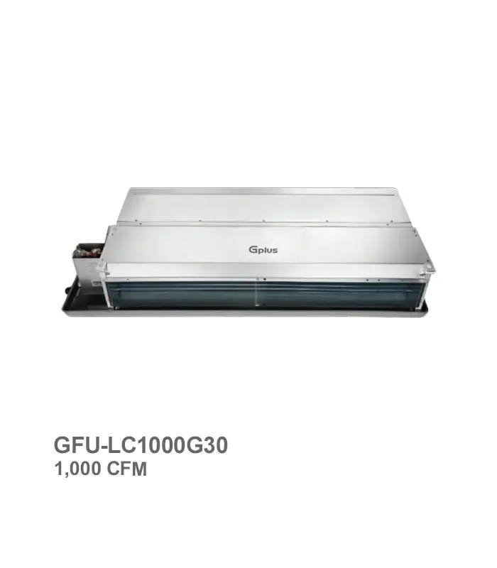 فن کویل سقفی توکار جی پلاس مدل GFU-LC1000G30 ظرفیت 1000