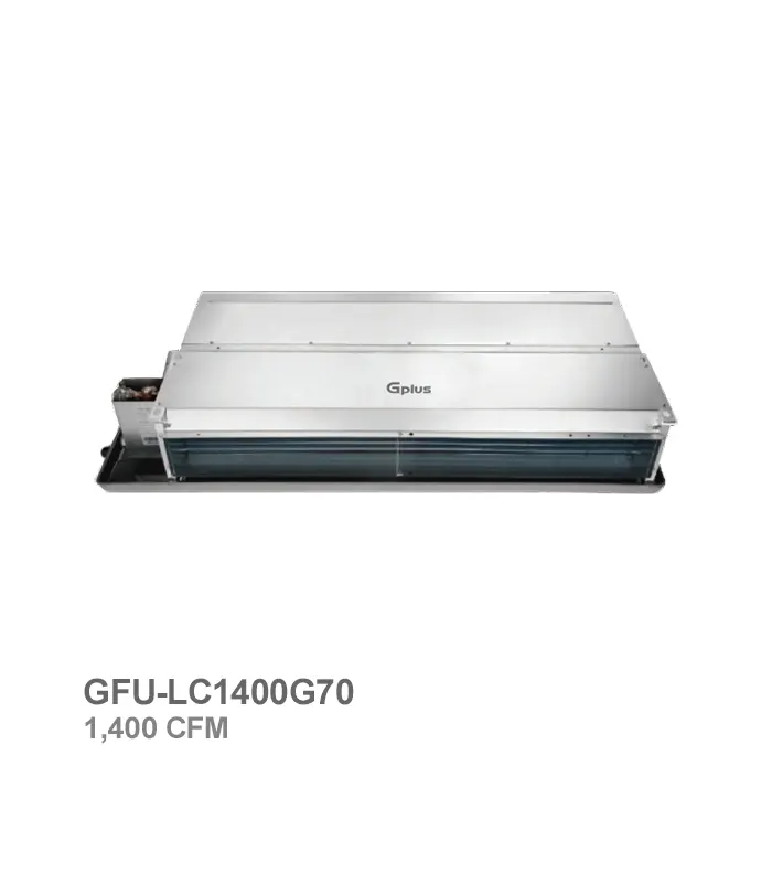 فن کویل سقفی توکار جی پلاس مدل GFU-LC1400G70 ظرفیت 1400