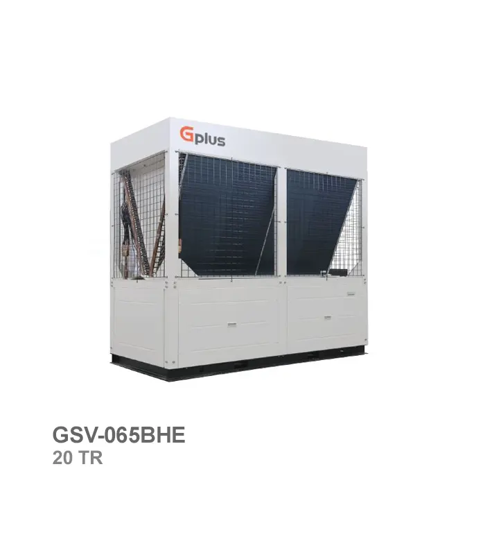 چیلر تراکمی جی‌پلاس مدل GSV-065BHE با ظرفیت 65 کیلووات