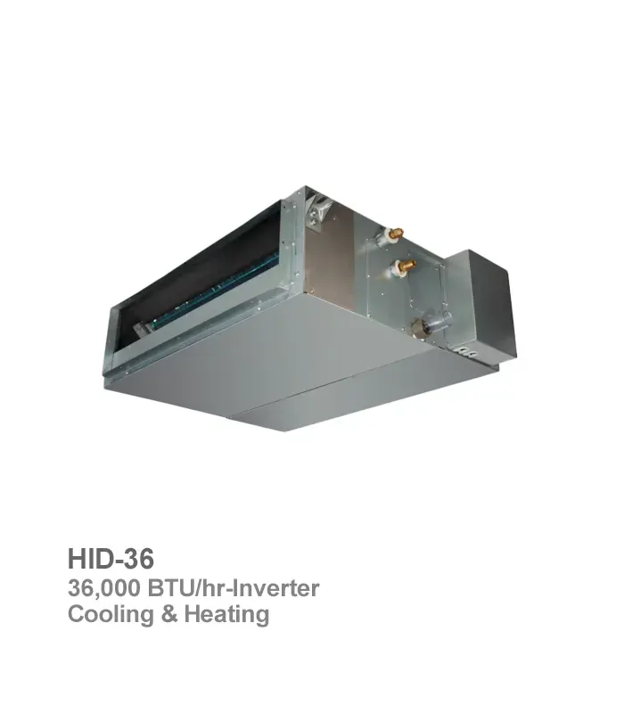 داکت اسپلیت اینورتر هایسنس مدل HID-36 با ظرفیت 36000