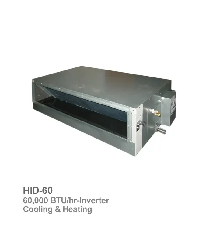 داکت اسپلیت اینورتر هایسنس مدل HID-60 ظرفیت 60000