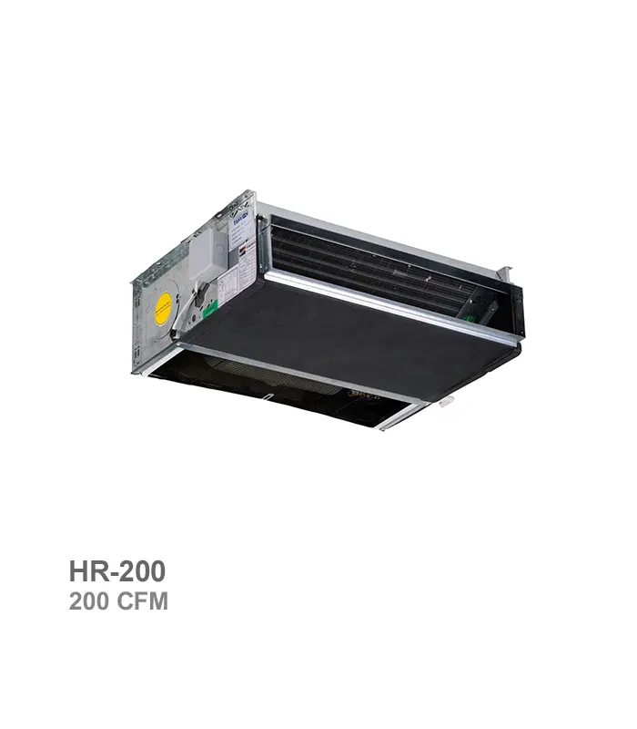 فن‌ کویل سقفی تهویه HR-200 با ظرفیت 200