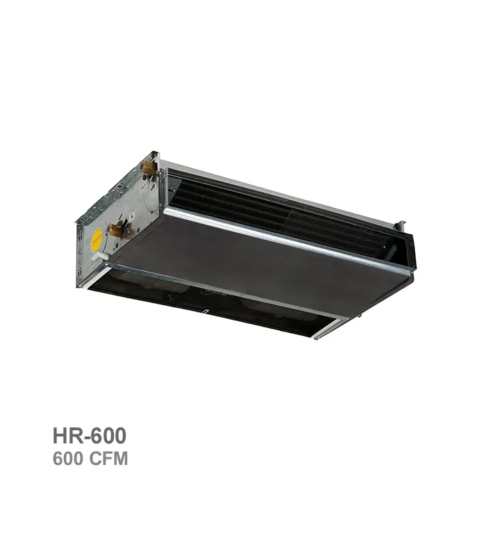 فن‌ کویل سقفی توکار ناب تهویه مدل HR-600 ظرفیت 600