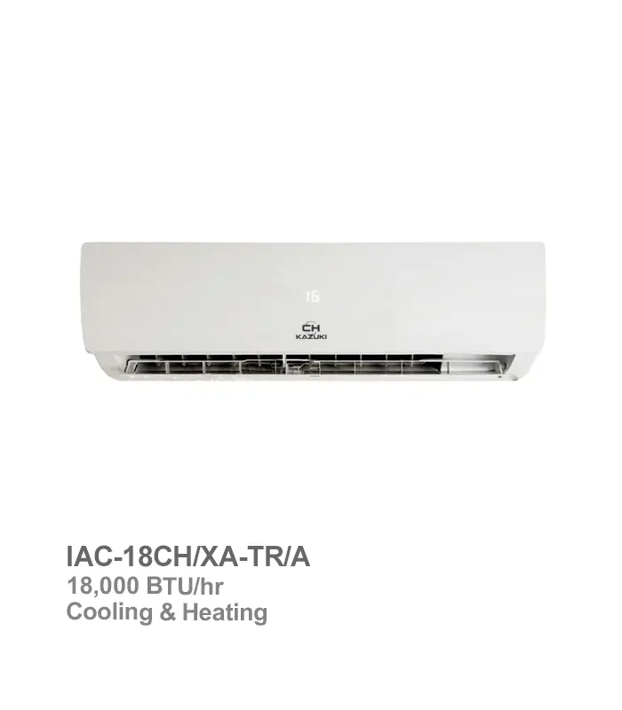 کولر گازی کازوکی مدل IAC-18CH/XA-TR/A ظرفیت 18000 سرد و گرم