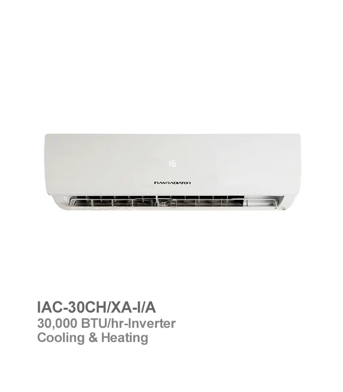 کولر گازی اینورتر ایران رادیاتور مدل IAC-30CH/XA-I/A ظرفیت 30000