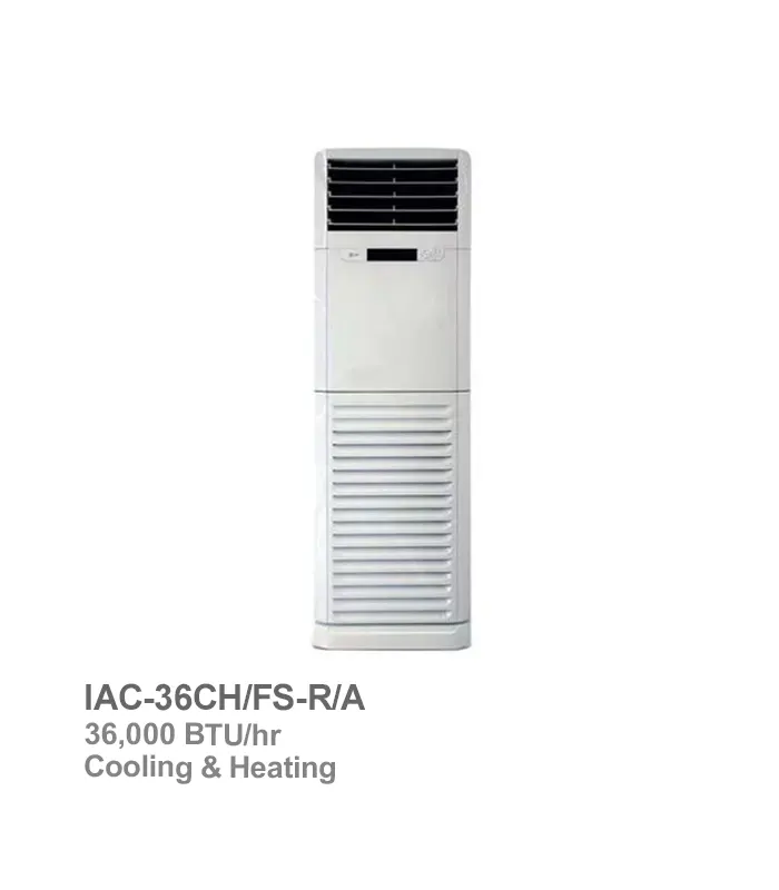 کولر گازی ایستاده ایران رادیاتور مدل IAC-36CH/FS-R/A ظرفیت ۳۶۰۰۰