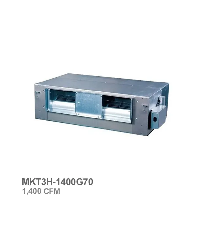 فن کویل کانالی میدیا مدل MKT3H-1400G70 با ظرفیت 1400