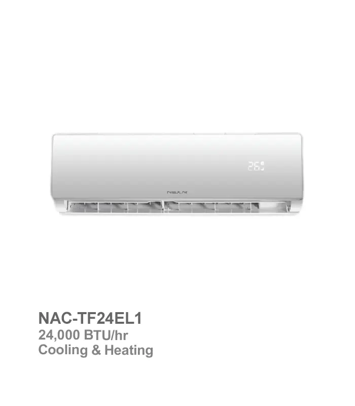 کولر گازی نکسار مدل NAC-TF24EL1 با قابلیت سرمایش و گرمایش