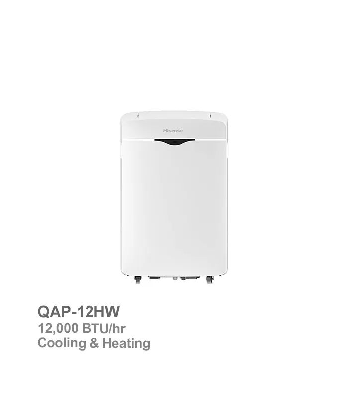 کولر گازی پرتابل هایسنس مدل QAP-12HW با ظرفیت 12000