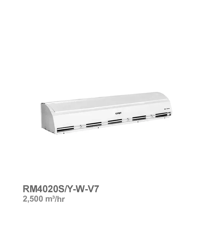 پرده هوا گرم فراز کاویان مدل RM4020S/Y-W-V7 ظرفیت ۲۰۰۰۰