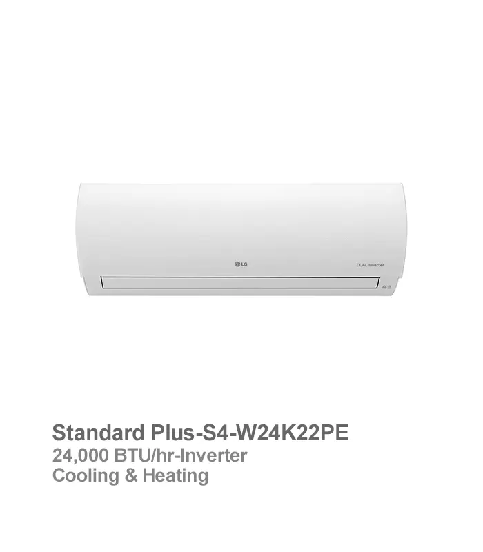کولر گازی اینورتر ال جی مدل S4-W24K22PE ظرفیت 24000