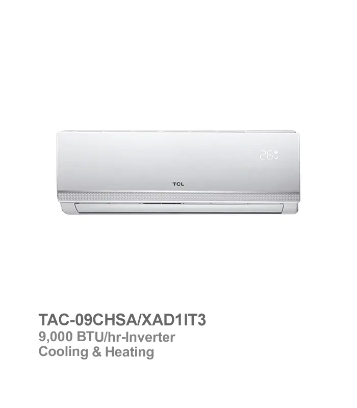 کولر گازی اینورتر تی سی ال مدل TAC-09CHSA/XAD1IT3 با ظرفیت 9000