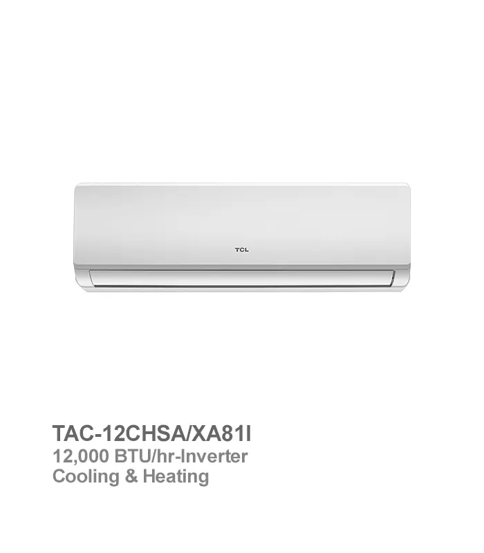 کولر گازی اینورتر تی سی ال مدل TAC-12CHSA/XA81I ظرفیت ۱۲۰۰۰