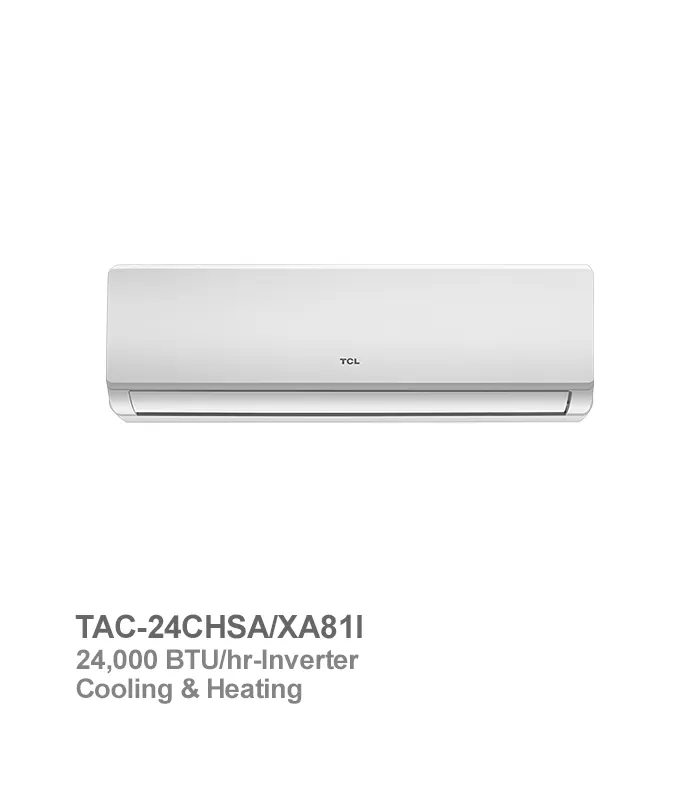 کولر گازی اینورتر تی سی ال مدل TAC-24CHSA/XA81I ظرفیت 24000