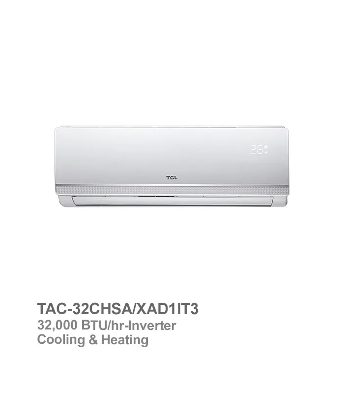 کولر گازی اینورتر تی سی ال مدل TAC-32CHSA/XAD1IT3 ظرفیت 32000