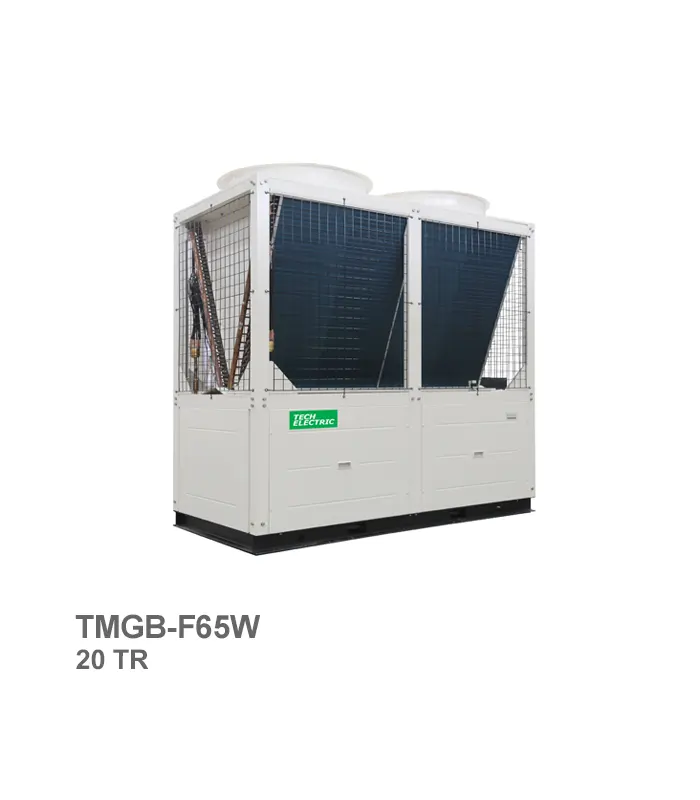 چیلر تراکمی تک الکتریک مدل TMGB-F65W با ظرفیت ۲۰ تن تبرید