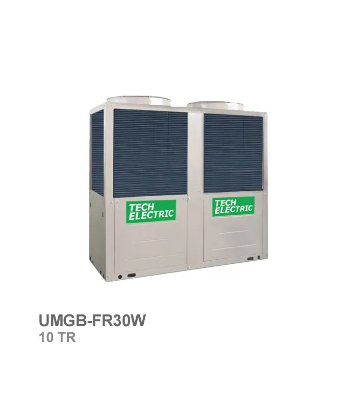 چیلر تراکمی تک الکتریک مدل UMGB-FR30W ظرفیت 10 تن