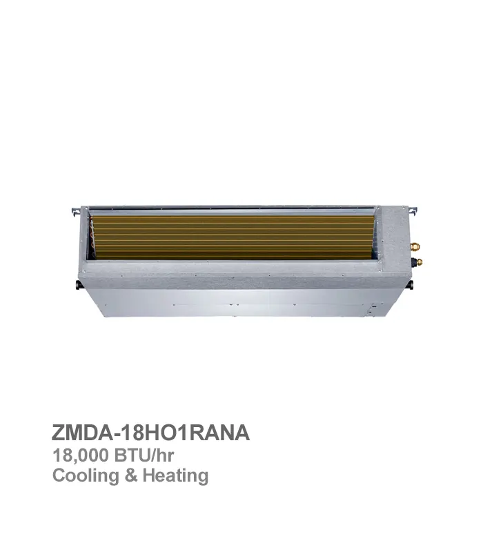 داکت اسپلیت زانتی مدل ZMDA-18HO1RANA، ظرفیت ۱۸۰۰۰