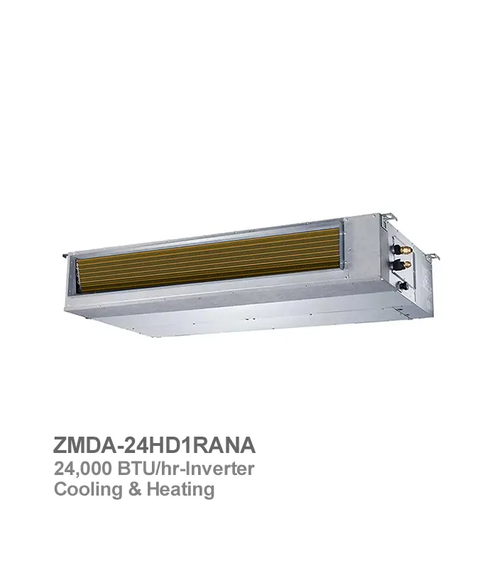 داکت اسپلیت اینورتر زانتی مدل ZMDA-24HD1RANA ظرفیت ۲۴ هزار