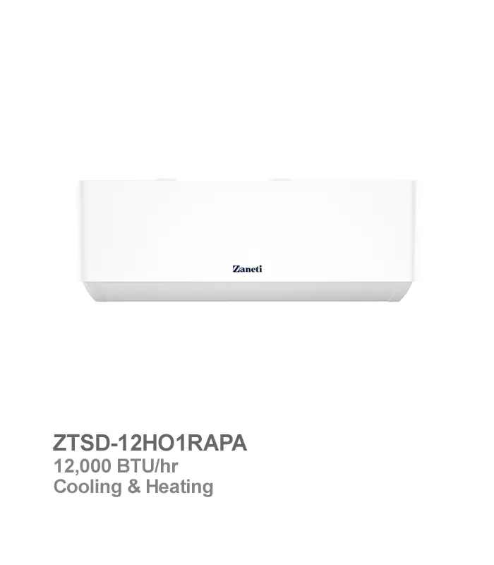 کولر گازی زانتی مدل ZTSD-12HO1RAPA ظرفیت 12000