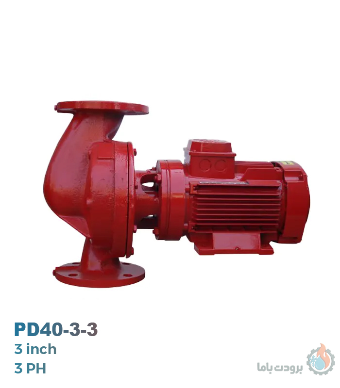 پمپ سیرکولاتور خطی سه‌فاز ۳ اینچ PD40 بلند کاست تهران