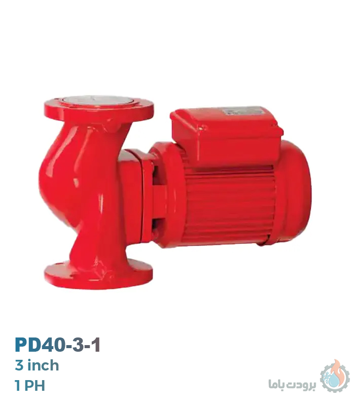 پمپ سیرکولاتور خطی ۳ اینچ تکفاز PD40 سمنان انرژی