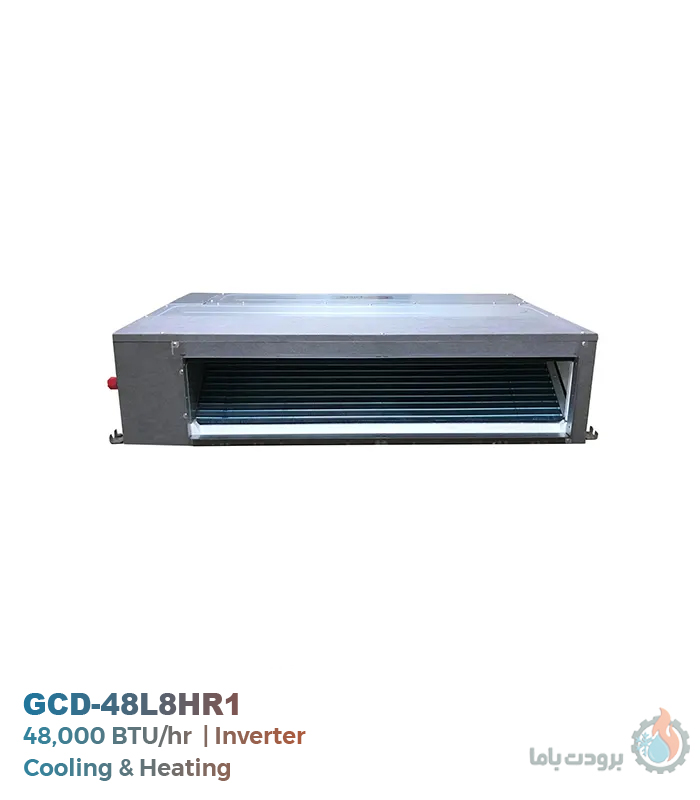 داکت اسپلیت سه فاز اینورتر جی‌پلاس مدل GCD-48L8HR1 ظرفیت ۴۸