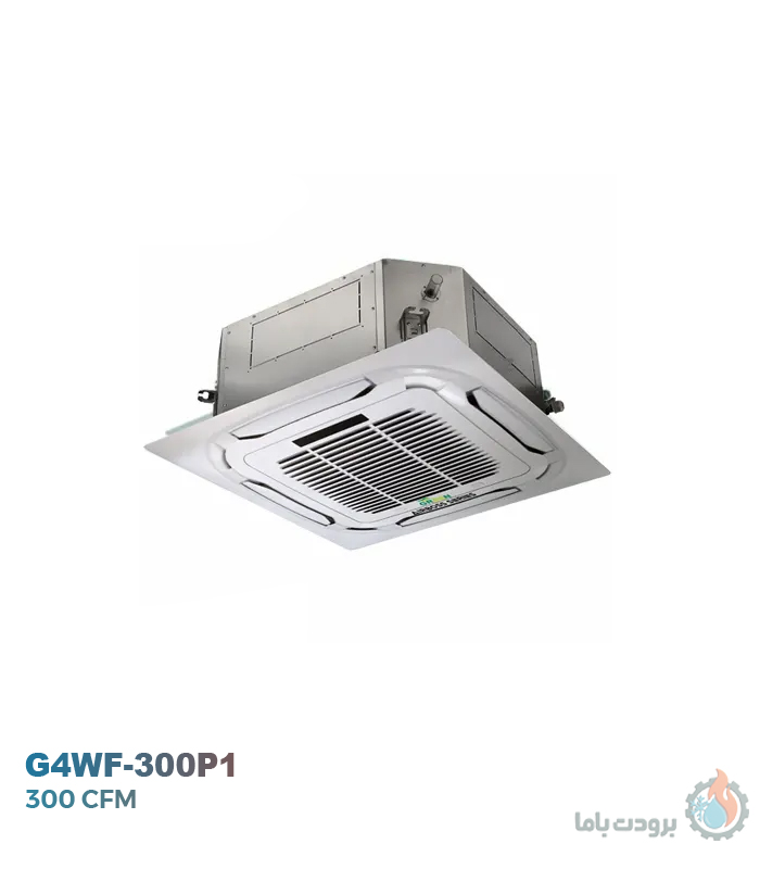 فن‌ کویل کاستی چهار طرفه گرین مدل G4WF-300P1 ظرفیت ۳۰۰