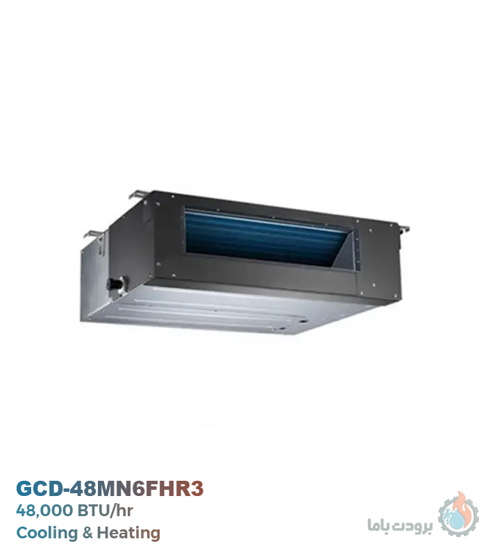 داکت اسپلیت تروپیکال جی‌پلاس مدل GCD-48MN6FHR3 با ظرفیت ۴۸۰۰۰