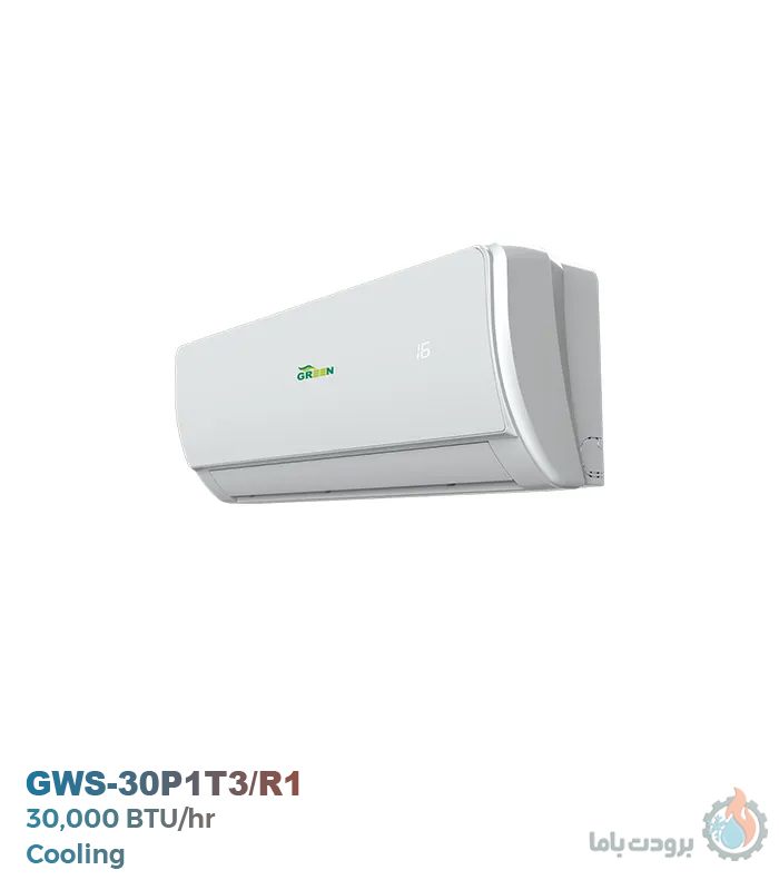 کولر گازی سرد حاره‌ای گرین مدل GWS-30P1T3/R1 ظرفیت ۳۰۰۰۰