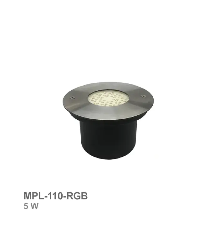 چراغ استخری توکار مگاپول مدل MPL-110-RGB، روشنایی زیبا